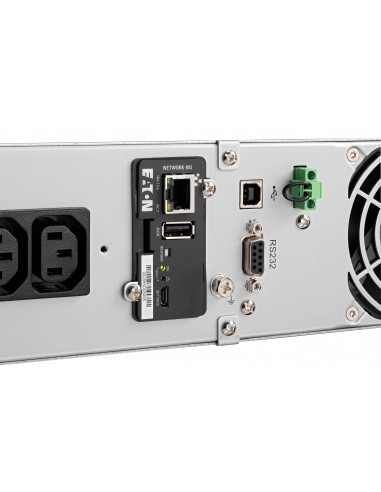 Eaton 9E3000IR sistema de alimentación ininterrumpida (UPS) Doble conversión (en línea) 3 kVA 2700 W 7 salidas AC