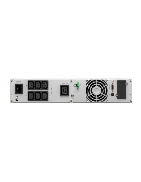 Eaton 9E3000IR sistema de alimentación ininterrumpida (UPS) Doble conversión (en línea) 3 kVA 2700 W 7 salidas AC