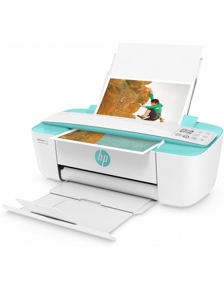 HP DeskJet Impresora multifunción 3762, Color, Impresora para Hogar, Impresión, copia, escaneo, inalámbricos, Conexión