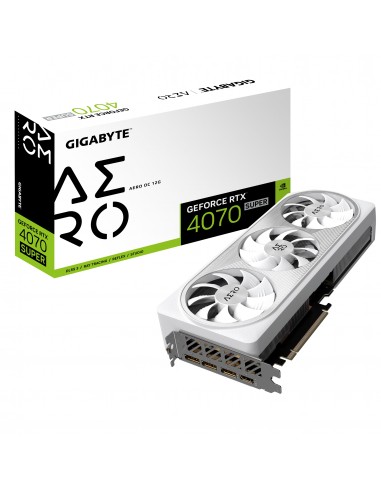 Gigabyte AERO GeForce RTX 4070 SUPER OC 12G NVIDIA 12 GB GDDR6X