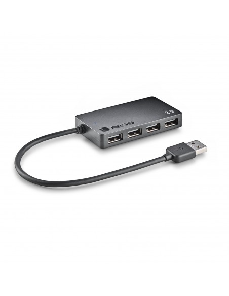 NGS IHUB4 TINY USB 2.0 480 Mbit s Negro