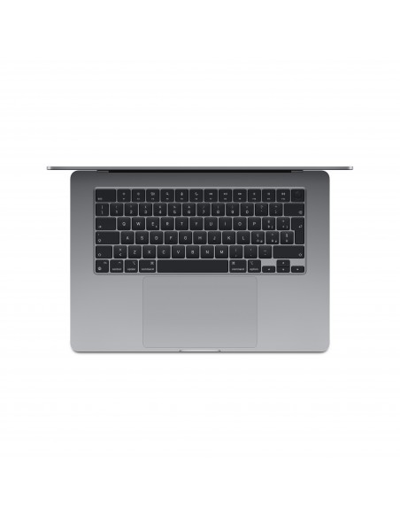 Apple MacBook Air Portátil 38,9 cm (15.3") Apple M M3 8 GB 256 GB SSD Wi-Fi 6E (802.11ax) macOS Sonoma Gris