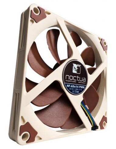 Noctua NF-A9X14 sistema de refrigeración para ordenador Carcasa del ordenador Ventilador 9,2 cm Beige, Marrón