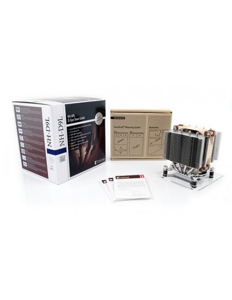 Noctua NH-D9L sistema de refrigeración para ordenador Procesador Enfriador 9,2 cm Metálico