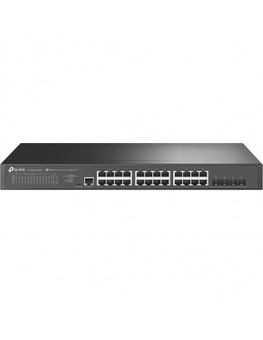 TP-Link JetStream TL-SG3428X-M2 switch Gestionado L2+ 2.5G Ethernet (100 1000 2500) 1U Negro