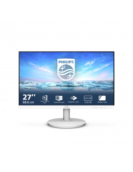 Philips V Line 271V8AW 00 pantalla para PC 68,6 cm (27") 1920 x 1080 Pixeles Full HD LCD Blanco