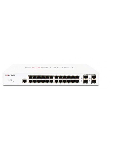 Fortinet FortiSwitch 124E Gestionado L2 Gigabit Ethernet (10 100 1000) 1U Blanco