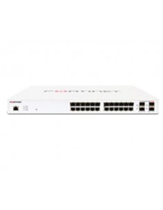 Fortinet FS-124E-POE switch Gestionado L2 Gigabit Ethernet (10 100 1000) Energía sobre Ethernet (PoE) 1U Blanco