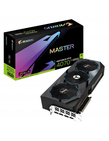 Gigabyte AORUS GeForce RTX 4070 Ti SUPER MASTER 16G NVIDIA 16 GB GDDR6X