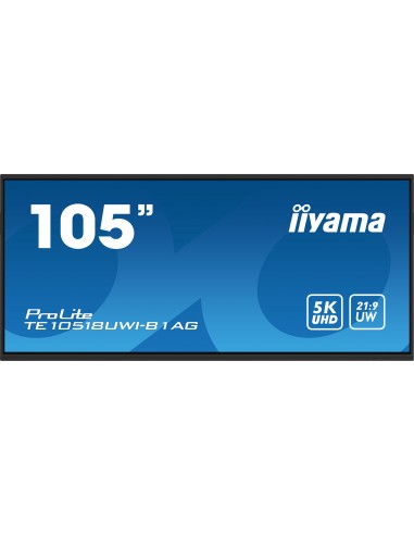 iiyama PROLITE Pizarra de caballete digital 2,67 m (105") LED Wifi 450 cd   m² 5K Ultra HD Negro Pantalla táctil Procesador