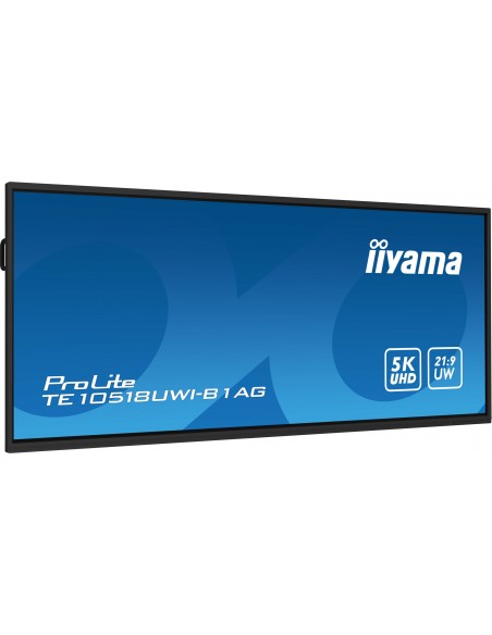 iiyama PROLITE Pizarra de caballete digital 2,67 m (105") LED Wifi 450 cd   m² 5K Ultra HD Negro Pantalla táctil Procesador