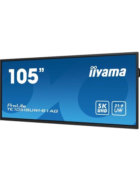 iiyama PROLITE Pizarra de caballete digital 2,67 m (105") LED Wifi 450 cd   m² 5K Ultra HD Negro Pantalla táctil Procesador
