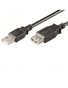Ewent EC1013 cable USB 3 m USB A Negro