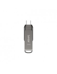 Lexar JumpDrive LJDD400128G-BNQNG unidad flash USB 128 GB USB Tipo C 3.2 Gen 1 (3.1 Gen 1) Gris