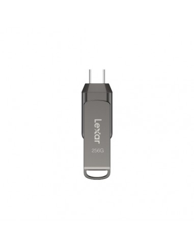 Lexar JumpDrive LJDD400128G-BNQNG unidad flash USB 128 GB USB Tipo C 3.2 Gen 1 (3.1 Gen 1) Gris