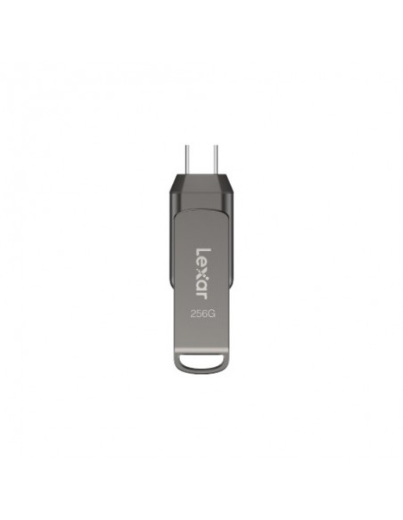 Lexar JumpDrive LJDD400128G-BNQNG unidad flash USB 128 GB USB Tipo C 3.2 Gen 1 (3.1 Gen 1) Gris