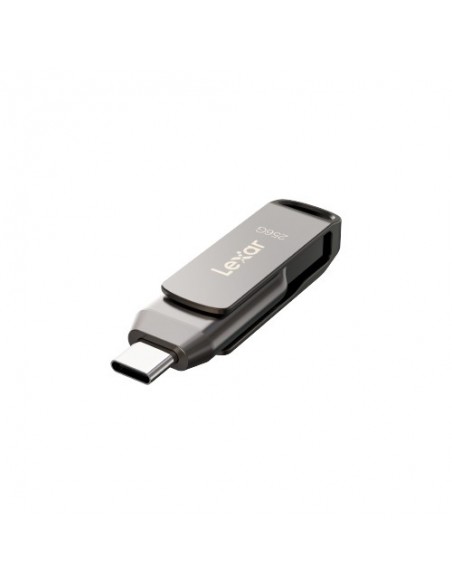 Lexar JumpDrive LJDD400256G-BNQNG unidad flash USB 256 GB USB Tipo C 3.2 Gen 1 (3.1 Gen 1) Gris