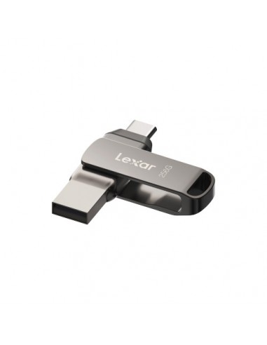 Lexar JumpDrive LJDD400256G-BNQNG unidad flash USB 256 GB USB Tipo C 3.2 Gen 1 (3.1 Gen 1) Gris