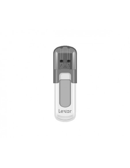 Lexar JumpDrive V100 unidad flash USB 64 GB USB tipo A 3.2 Gen 1 (3.1 Gen 1) Gris, Blanco
