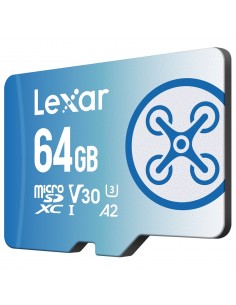 Lexar FLY microSDXC UHS-I card 64 GB Clase 10 2