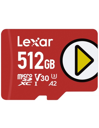 Lexar PLAY microSDXC UHS-I Card 512 GB Clase 10