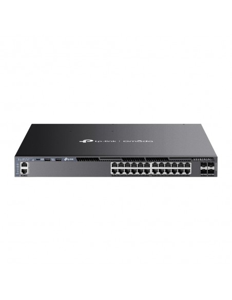 TP-Link Omada SG6428XHP switch Gestionado L3 Gigabit Ethernet (10 100 1000) Energía sobre Ethernet (PoE) 1U Negro