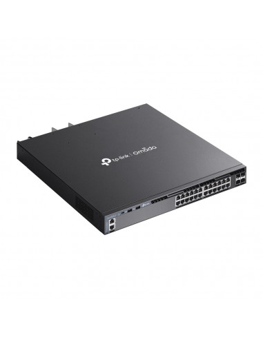 TP-Link Omada SG6428XHP switch Gestionado L3 Gigabit Ethernet (10 100 1000) Energía sobre Ethernet (PoE) 1U Negro