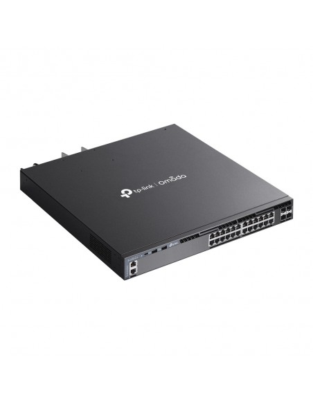 TP-Link Omada SG6428XHP switch Gestionado L3 Gigabit Ethernet (10 100 1000) Energía sobre Ethernet (PoE) 1U Negro