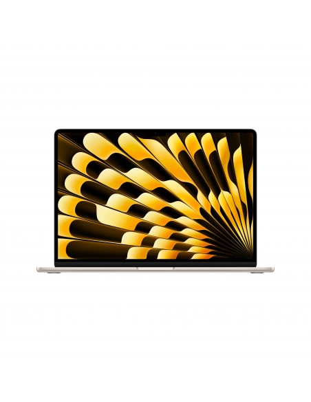 Apple MacBook Air Apple M M3 Portátil 38,9 cm (15.3") 8 GB 256 GB SSD Wi-Fi 6E (802.11ax) macOS Sonoma Beige