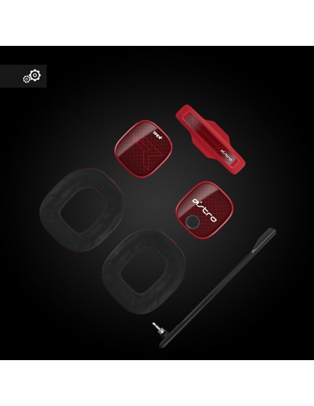 ASTRO Gaming A40 TR + MixAmp Pro TR Auriculares Alámbrico Diadema Juego Negro, Rojo, Plata