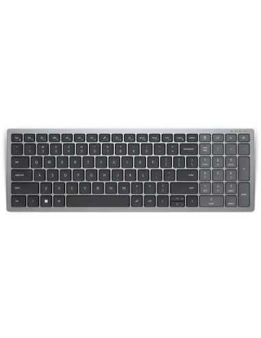 DELL KB740 teclado RF Wireless + Bluetooth QWERTY Español Gris, Negro