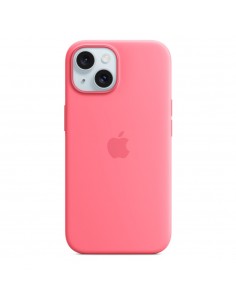 Apple Funda de silicona con MagSafe para el iPhone 15 - Rosa