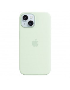 Apple Funda de silicona con MagSafe para el iPhone 15 - Menta suave