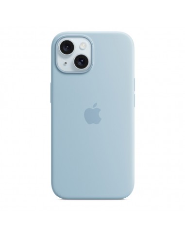 Apple Funda de silicona con MagSafe para el iPhone 15 - Azul claro