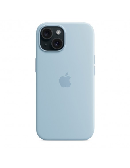 Apple Funda de silicona con MagSafe para el iPhone 15 - Azul claro