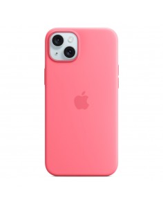 Apple Funda de silicona con MagSafe para el iPhone 15 Plus - Rosa