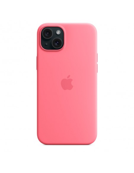 Apple Funda de silicona con MagSafe para el iPhone 15 Plus - Rosa