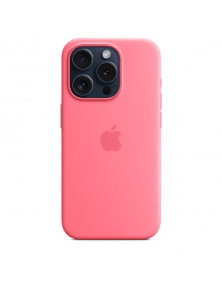 Apple Funda de silicona con MagSafe para el iPhone 15 Pro - Rosa