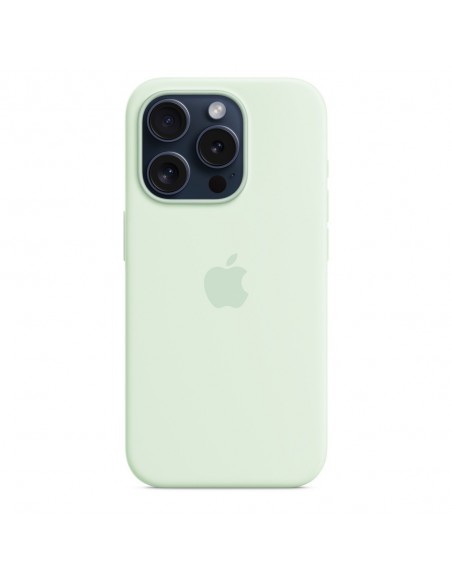 Apple Funda de silicona con MagSafe para el iPhone 15 Pro - Menta suave