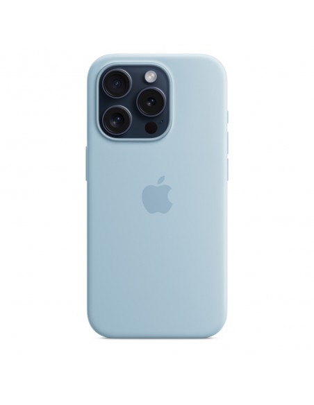 Apple Funda de silicona con MagSafe para el iPhone 15 Pro - Azul claro