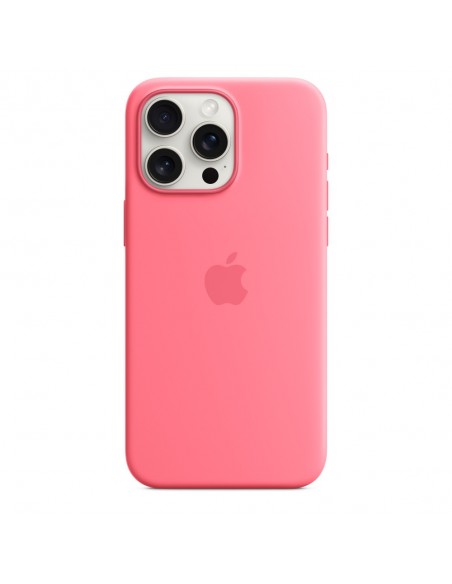 Apple Funda de silicona con MagSafe para el iPhone 15 Pro Max - Rosa