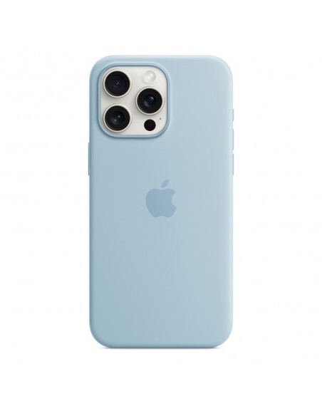 Apple Funda de silicona con MagSafe para el iPhone 15 Pro Max - Azul claro