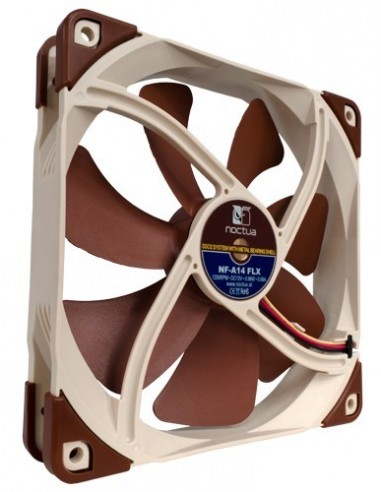 Noctua NF-A14 FLX sistema de refrigeración para ordenador Carcasa del ordenador Ventilador 14 cm