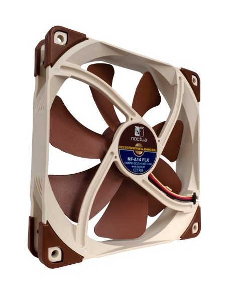Noctua NF-A14 FLX sistema de refrigeración para ordenador Carcasa del ordenador Ventilador 14 cm
