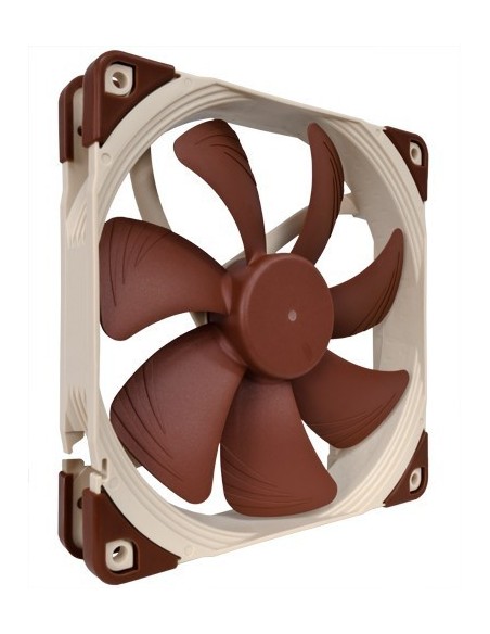 Noctua NF-A14 PWM sistema de refrigeración para ordenador Carcasa del ordenador Ventilador 14 cm Marrón