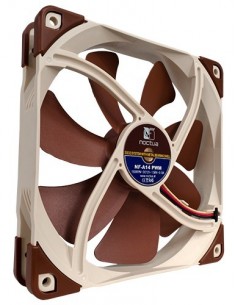 Noctua NF-A14 PWM sistema de refrigeración para ordenador Carcasa del ordenador Ventilador 14 cm Marrón 2