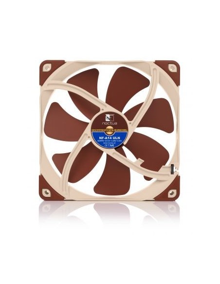 Noctua NOC-NF-A14-ULN Carcasa del ordenador Ventilador 14 cm Beige, Marrón 1 pieza(s)