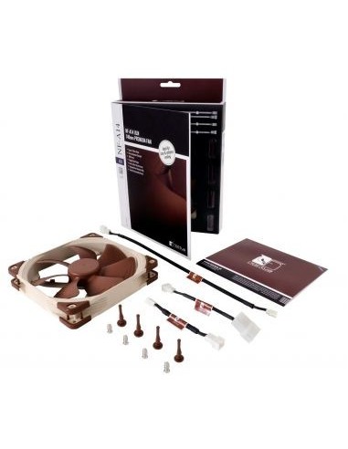 Noctua NOC-NF-A14-ULN Carcasa del ordenador Ventilador 14 cm Beige, Marrón 1 pieza(s)