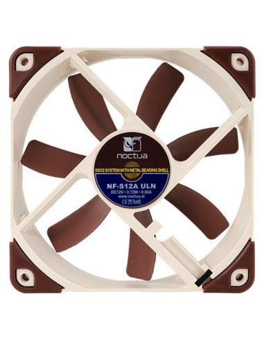 Noctua NF-S12A ULN Carcasa del ordenador Ventilador 12 cm Beige, Marrón
