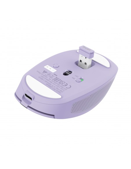 Trust Ozaa ratón mano derecha RF Wireless + Bluetooth Óptico 3200 DPI